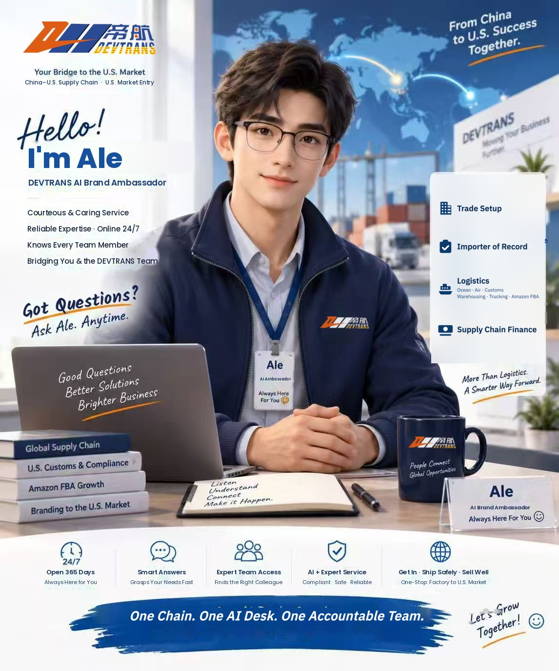 Ale: DEVTRANS AI Brand Ambassador